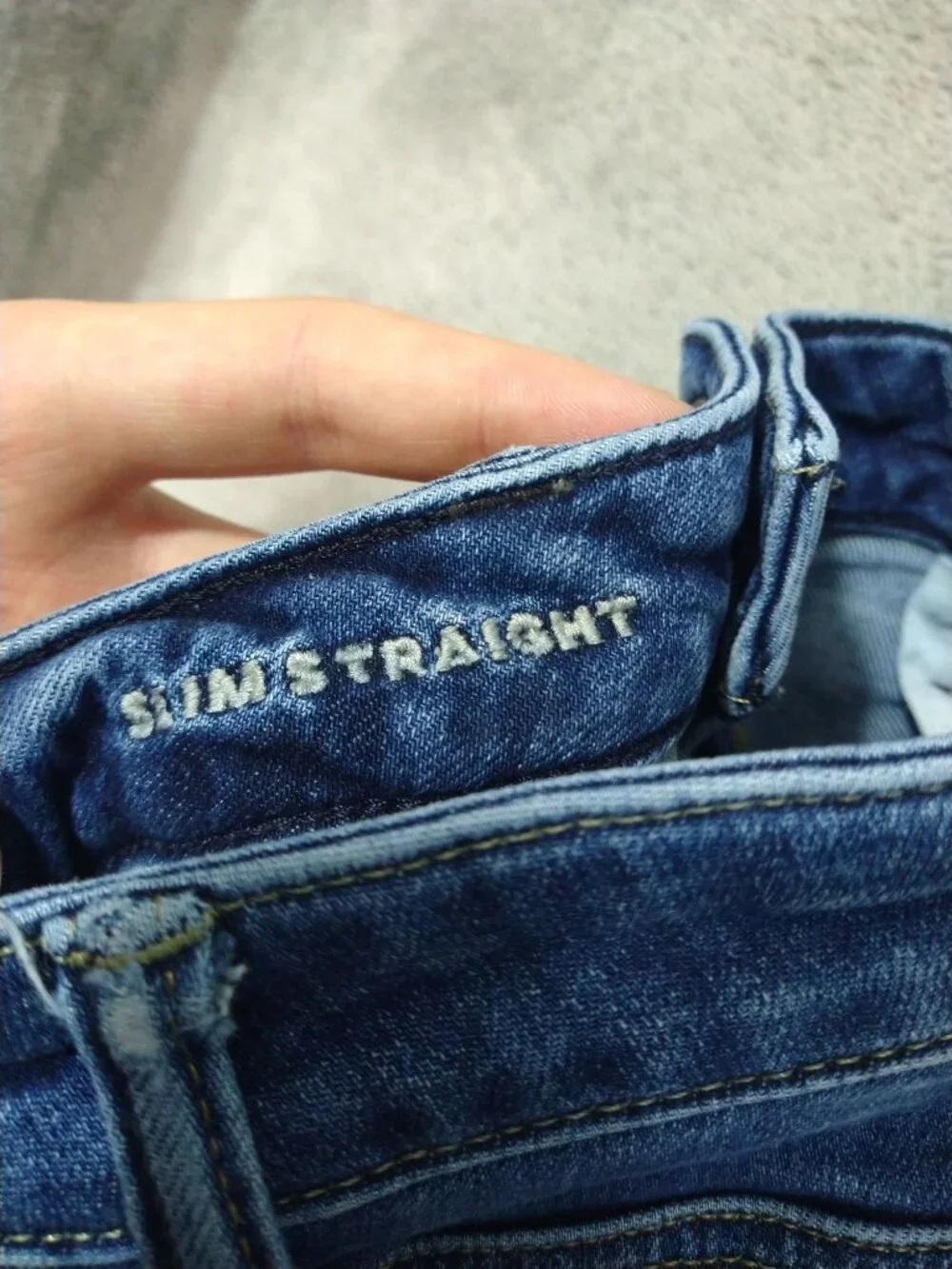 American Eagle Jeans Mens 32x32 Blue Denim Slim Straight Airflex Medium Wash